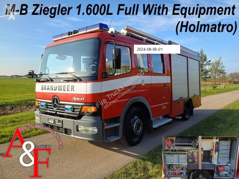 Camion Mercedes 1225 Ziegler Brandweer,...