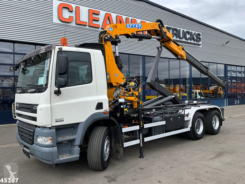 Kamion DAF FAS 85 410 Effer 16 Tonmeter laadkraan