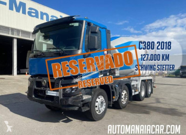 Camion béton malaxeur + pompe Renault