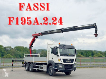 Camion MAN 26.360 TGS * FASSI F195A.2.24 / FUNK * 6x4 * TOP