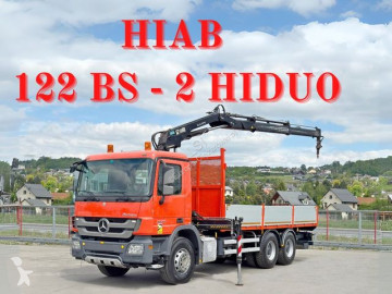 Camion Mercedes 2636 ACTROS *HIAB 122 BS-2 HIDUO + FUNK/6x4 * TOP