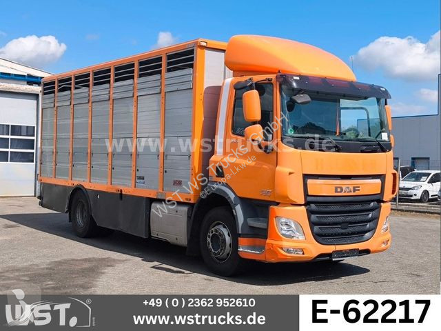 شاحنة DAF 400 Menke Einstock Viehtransporter