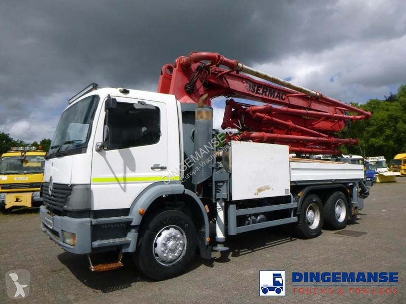Camion Mercedes 6x4 Sermac SCL120 concrete pump