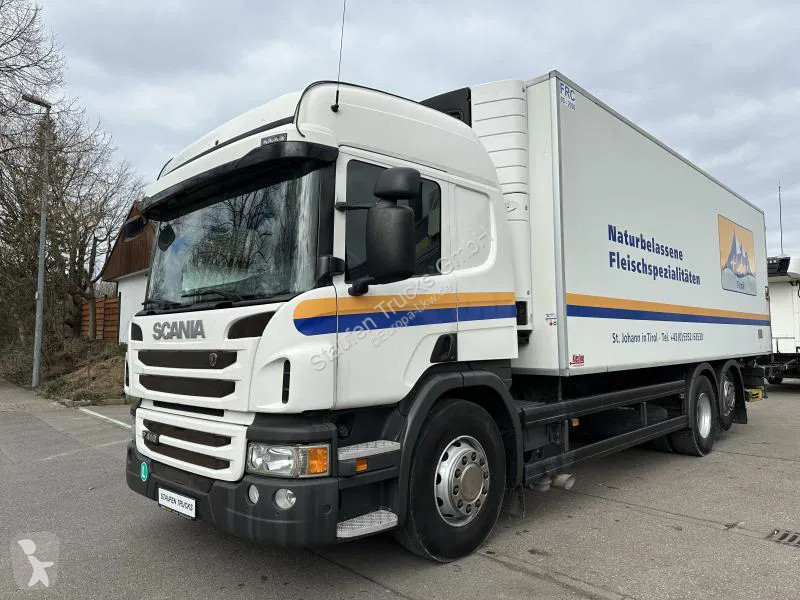 Kamion Scania P410 6x2 Fleisch KW Rohrbahnen...