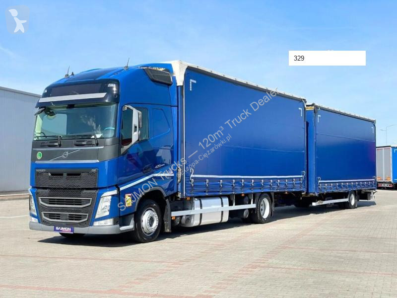 Camion remorque Volvo 420 / ZESTAW TANDEM 120M3...