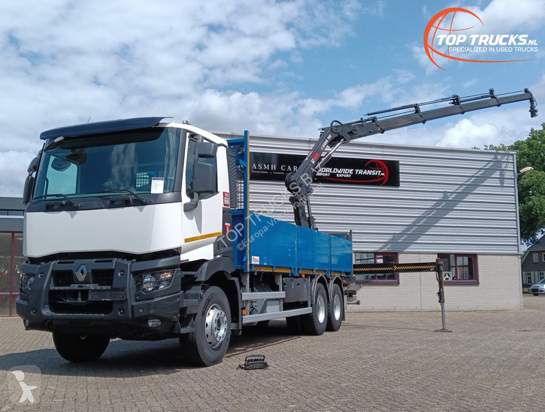 Vrachtwagen Renault C 430 6x4 -18 TM HIAB...