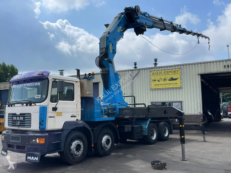 Lastbil MAN Heila 90.000 6S Crane 8x4 Full...