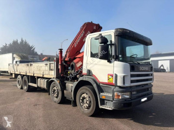 Camion plateau ridelles Scania
