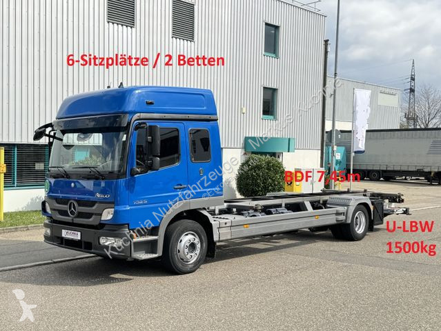 Camion Mercedes 1529 LL BDF 6-Sitze Umzug u-LBW...