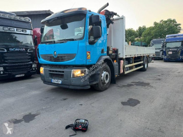 Camion grue ridelles Renault