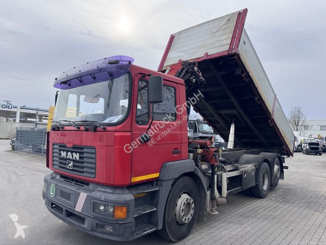 Camion MAN F2000 Kipper mit Palfinger PK 11001 B