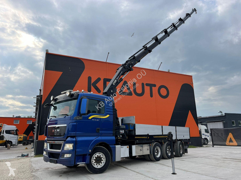 Camion MAN 35.480 8x4*4 HIAB 288E-7 / PLATFORM...