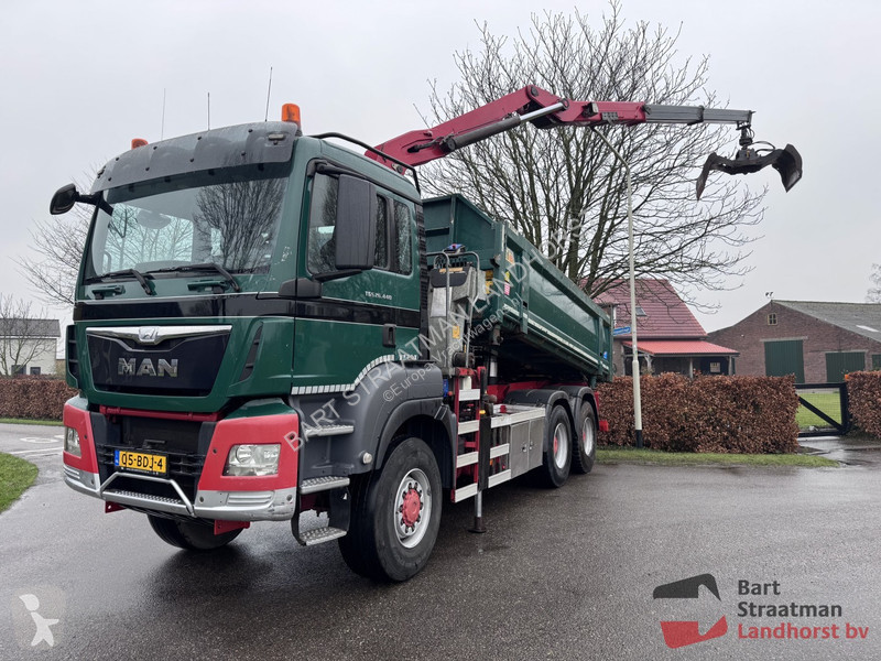 Lastbil MAN TGS 6x6 Euro 6 met 2 zijden kipper...