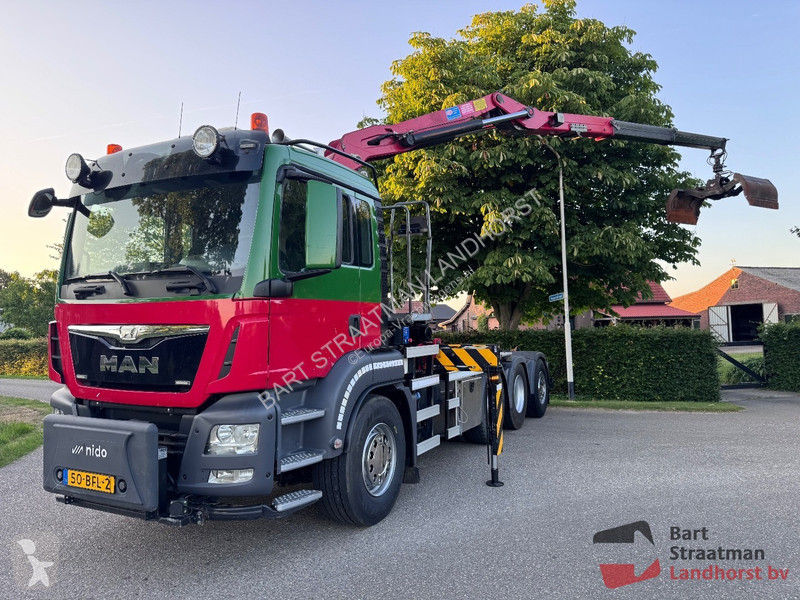 Kamion MAN 35.440 8x4 Euro 6 met HYVA 26 Ton...