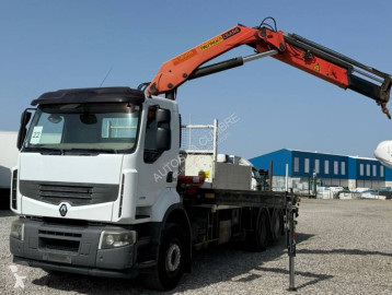 Camión grúa caja abierta Renault
