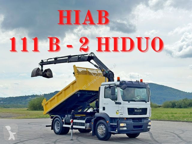 Camion MAN 18.340* KIPPER 4,05m*HIAB 111 B-2...
