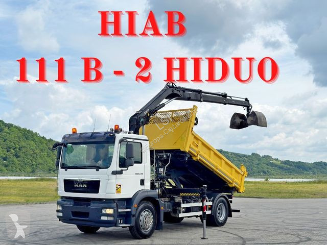 Lastbil MAN 18.340* KIPPER 4,05m*HIAB 111 B-2...