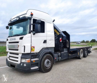 Camion grue ridelles Scania