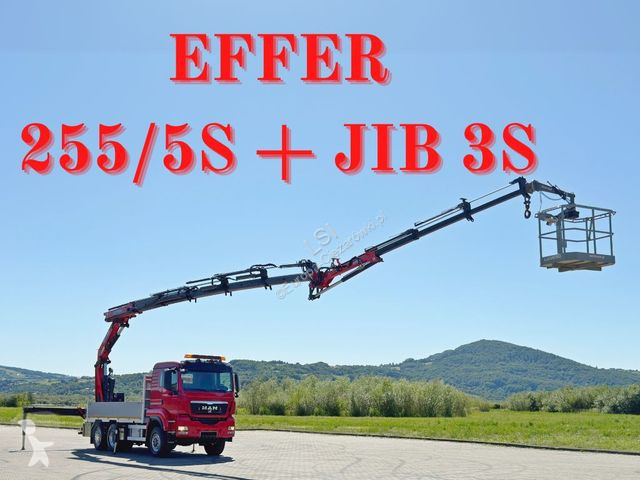 Camion MAN 28.480 * EFFER 255/5S + JIB 3S +...