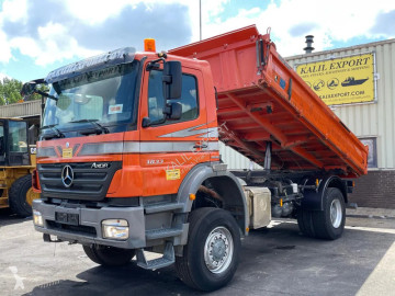 Camion Mercedes Axor 1833 Kipper 4x4 Full Steel Suspension Big Axle Manual Gearbox German Truck Euro5 Top Condition