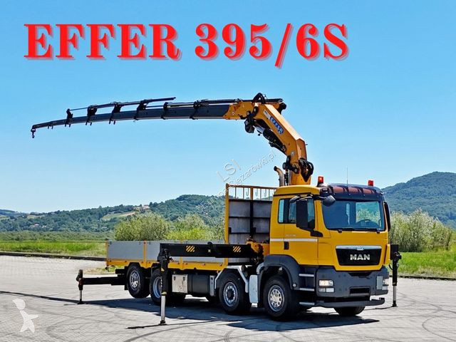Camion MAN 35.480 * EFFER 395/6S + FUNK / 8x4