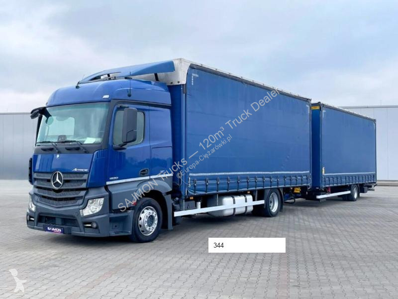 Lastbil med släp Mercedes ACTROS 1830 / ZESTAW...