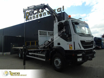 Camion Iveco Eurotrakker 360 EEV + HIAB 144B- 2 + 6X4 + REMOTE + SPRING/BIG AXLE + EURO 5