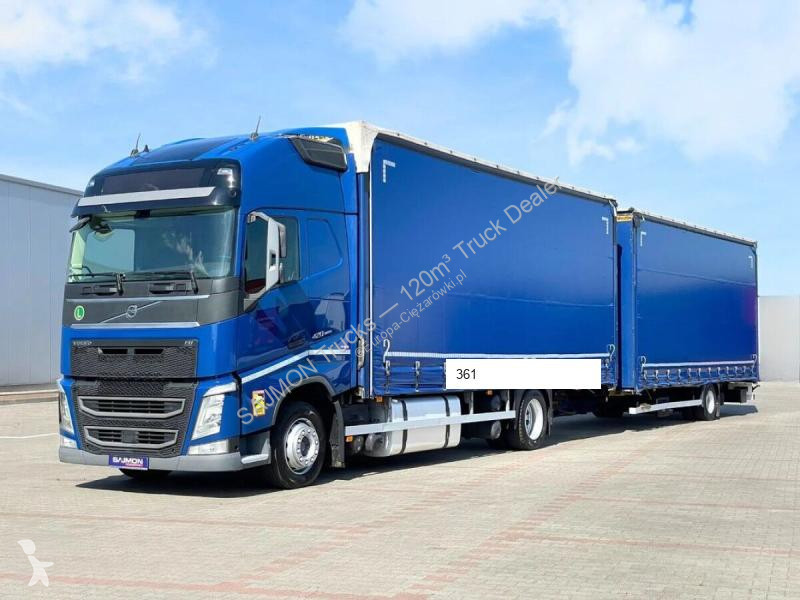 Camion remorque Volvo 420 / ZESTAW TANDEM 120M3...