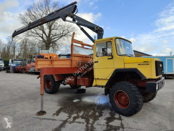 Camión Iveco Magirus 160 150-16 4X4 + Bonfiglioli P 20000 Crane + Kipper