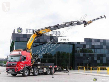 Camión Volvo FMX FMX 500 8x2 Effer 585 Fly Jib Winch Crane Kran