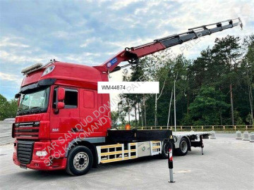 Camion DAF XF105 6x2 HMF 4020 EURO 5 KRAN CRANE