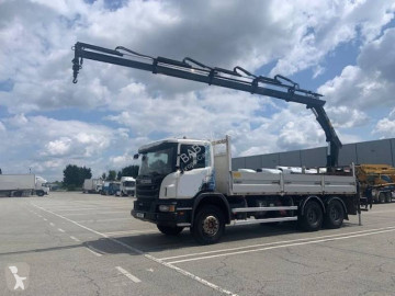 Camion grue ridelles Scania