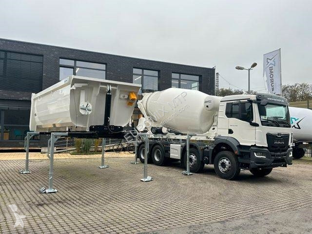 Camion MAN TGS 8x4 WECHSELSYSTEM KIPPER+MISCHER
