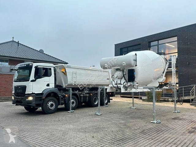 Camion MAN TGS 8x4 WECHSELSYSTEM KIPPER+MISCHER