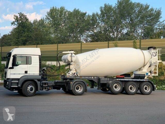 Lastbil Euromix 12m³ Betonmischer-Auflieger