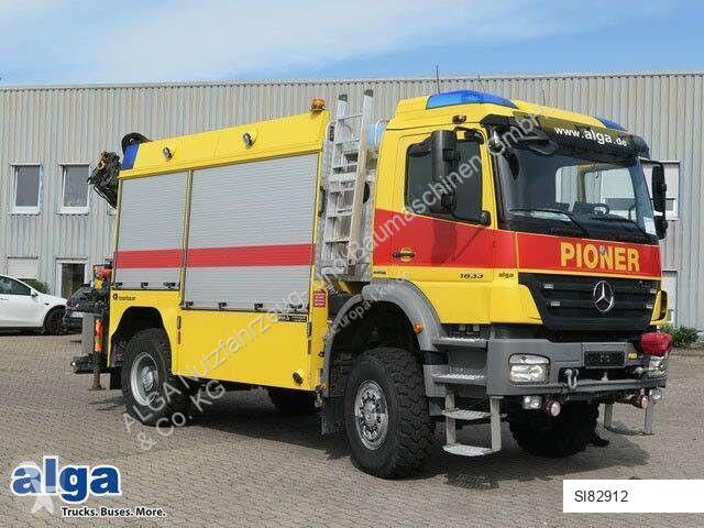 Lastbil Mercedes 1833 4x4, Kran Palfinger,...