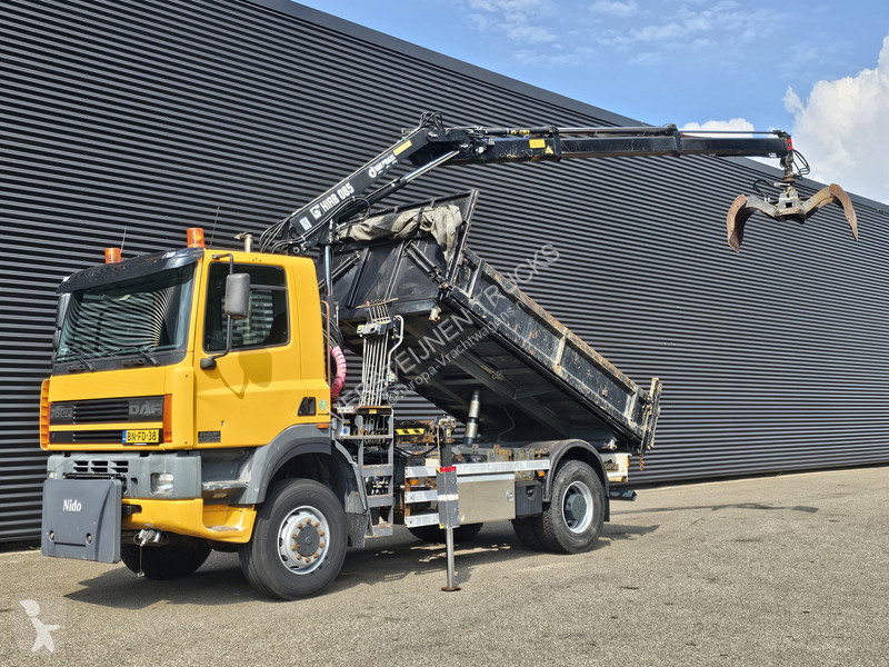 Kamion DAF 75250 4X4 / HIAB CRANE + TIPPER /...