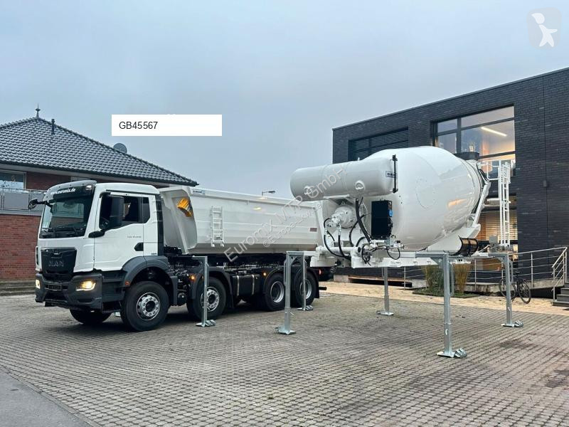 Camion MAN TGS 8x4 WECHSELSYSTEM KIPPER+MISCHER