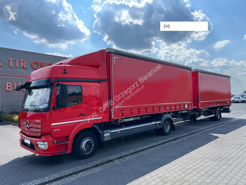 Lastbil med släp Mercedes ATEGO 1227 BDF...