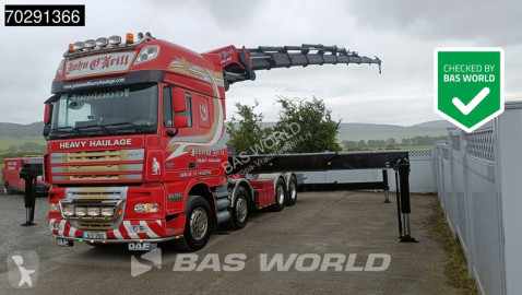 Camion DAF XF105 510 XF 8X4 Palfinger PK150.002 9x Extensions Winch Big-Axle Euro 5 Kran Crane