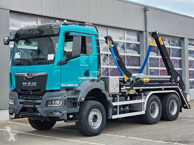 Camion MAN TGS 26.520 Absetzkipper HYVA 18 TAZ...