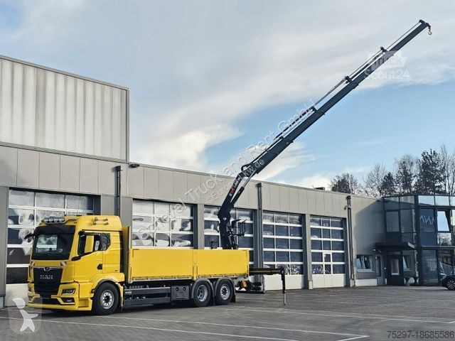 Lastbil MAN TGS 26.510 Pritsche + HIAB 228 -4...