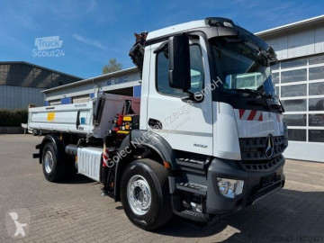 Camion Mercedes 1832 AROCS 4x2 Euro 6 Kipper Kran FASSI F120FB