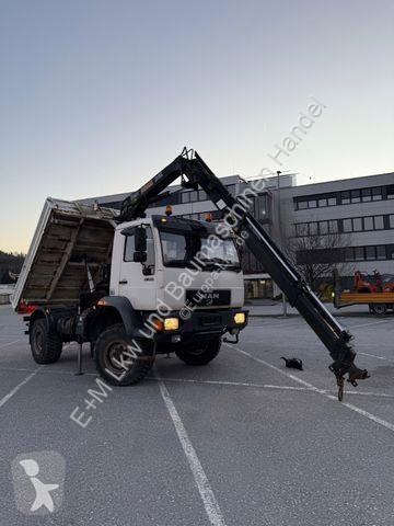 Lastbil MAN 10.224 3 Sk Kran 4X4 HIAB 099...