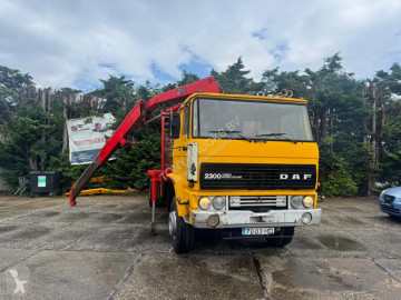 Camion DAF 2300 4X2 Platform + Crane Spring/Spring German truck