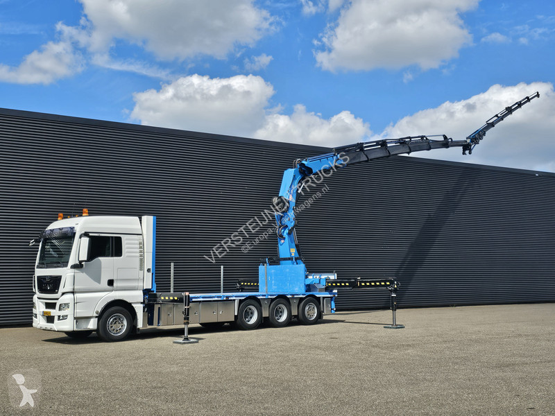 Lastbil MAN 35.480 8x4-4 / HMF 85 t/m + JIB /...