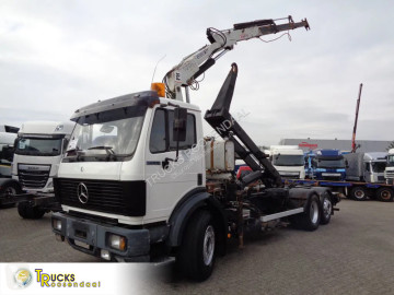 Camion Mercedes SK 2433 + Semi-Auto + PTO + Serie 14 Crane + 3 pedals