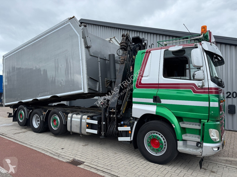 Camion DAF 530 8x2 Palfinger Epsilon, Alu Kipper
