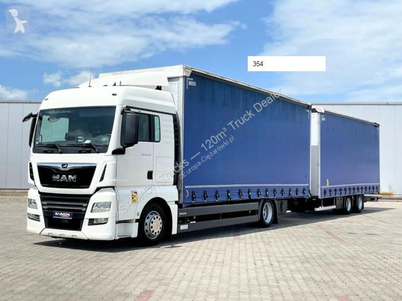 Camion remorque MAN TGX 18420 / PRZEJAZDOWY /...