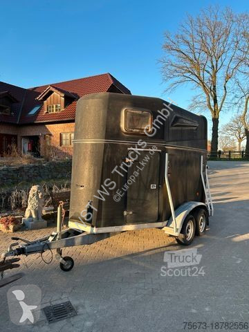 Kamion Vollpoly 2 Pferde mit Sattelkammer